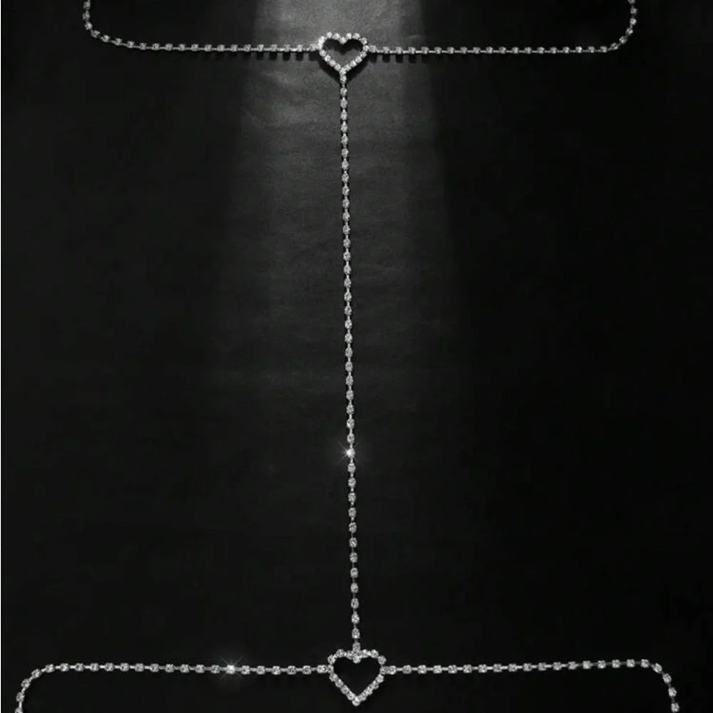 Heart Rhinestone Chain - Picture 2 of 3